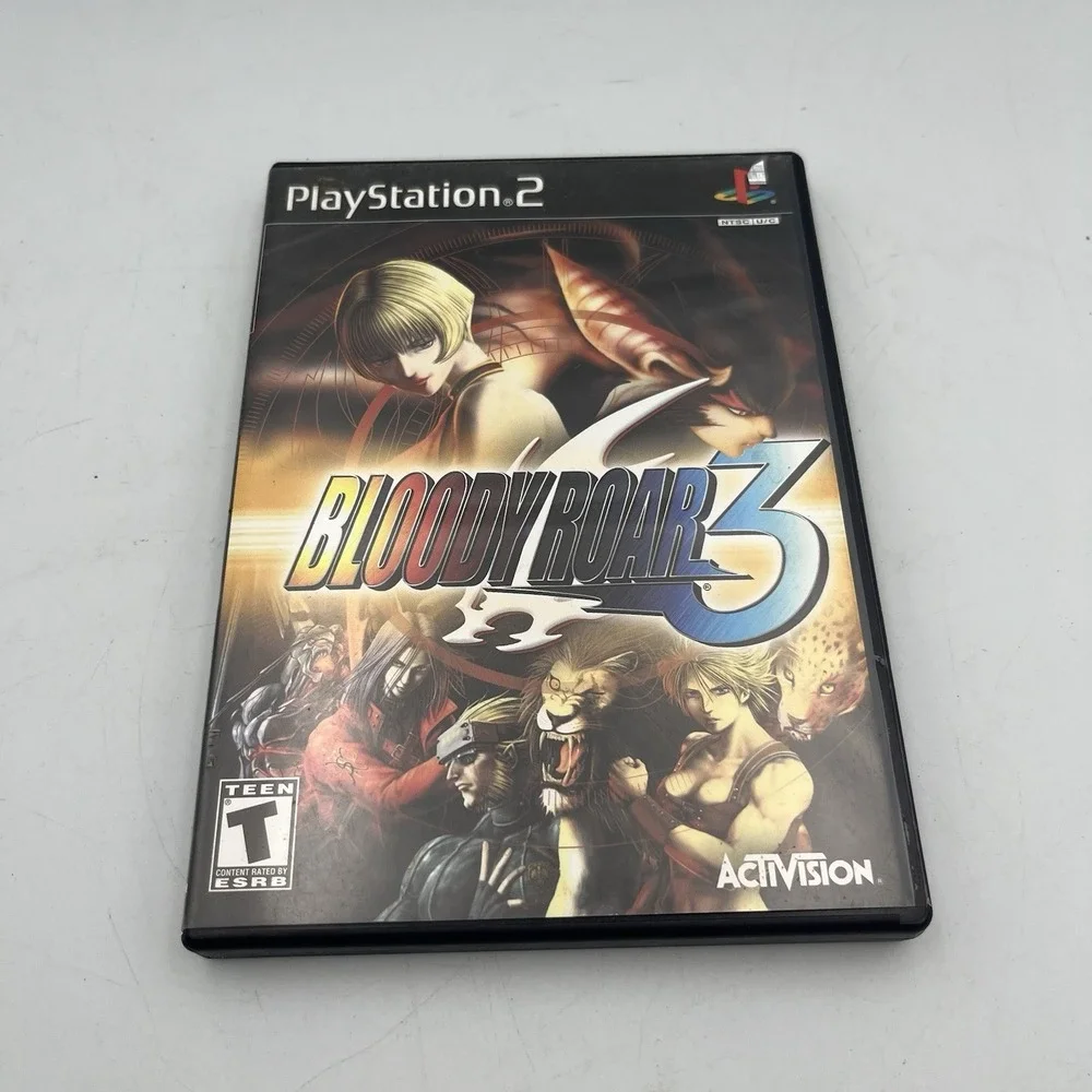 Bloody Roar 3 (PS2, 2001) Complete CIB w/ Manual & Reg Card TESTED